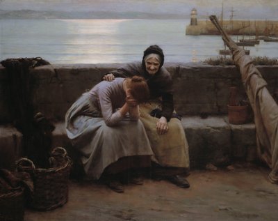 Never Morning Wore to Evening but Some Heart Did Break by Walter Langley